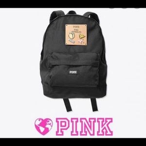 Pink mini backpack